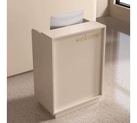 Genérico Mostrador Recepcion Compacto con Cajon & Cerradura, Mostradores for Tiendas con Espacio de Almacenamiento Abierto, for Salones de Belleza, Boutiques