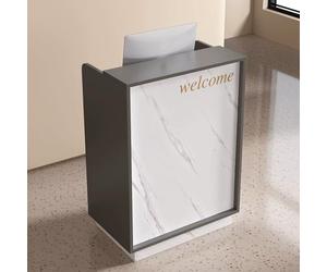 Genérico Mostrador Recepcion Compacto con Cajon & Cerradura, Mostradores for Tiendas con Espacio de Almacenamiento Abierto, for Salones de Belleza, Boutiques