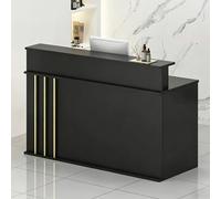 Genérico Mostrador Recepcion for Comercio Minorista con Armario y Cajon, Estacion de Trabajo for Oficina, Salon de Belleza, Boutique y Negocio en Casa