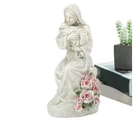 Genérico Mother and Son Figurine, Small Family Sculpture, 8,26 pulgadas Compact & Timeless, Decorative Ornament for Nightstand, Acción de Gracias, Bedroom Shelf, Tabletop Gift to Women, Or Friends