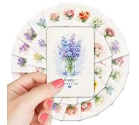 Genérico Mothers Day Cards - 36 Piece Watercolor Flower Assortment, Gratitude Note Collection Blank Interior Stationery | Floral Print Bulk Set for Mom, Grandma Wife Daughter Aunt Gift