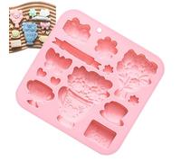 Genérico Mothers Day Silicone Molds - 13-Cavity Non-Stick Reusable Kitchen Tool | Sunflower Silicone Molds Baking - For Kitchen Pastry Cookie Chocolate Candy Jelly Muffin