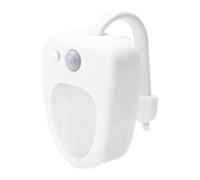 Genérico Motion Sensor, Led Toilet Bowl Glow Ring, 2.76x2.56 Inches with Smart Detection, Rechargeable Bathroom Safety Device, Adjustable Ambient Style Lamp, Home Use for Kids