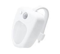 Genérico Motion Sensor, Led Toilet Bowl Glow Ring, 2.76x2.56 Inches with Smart Detection, Rechargeable Bathroom Safety Device, Adjustable Ambient Style Lamp, Home Use for Kids