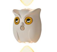 Genérico Motion Sensor Light - Owl Design Magnetic Lamp | 3 LED Colors with On-Off Button Battery Powered Owl Night Light for Hallway, Living Room, Kitchen, Stair, Cabinet or Ceiling Fence