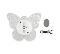 Genérico Motion Sensor Wall Sconce, Butterfly Magnetic Light Fixture, Automatic Led Wall Lamp with Sensor Activation Design, Abs Lighting Body, Decorative Illumination, Home Lighting for Bedroom Use