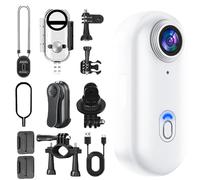 Genérico Motiontrail Camera - Nexo25 Camera, Nexo25 Black Smallest High-Res CAM in The World, 1080P/4K Waterproof Wearable Action CAM, for Sports, Cycling, Diving, Outdoor Exploration (White-4K)
