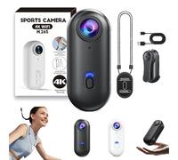 Genérico Motiontrail - Nexo25 Camera, Thumb Cameras, with 4k/1080p, 120° Wide-Angle, Waterproof Case, High-Res, Magnetic Mounting, 360° Rotation, for Sports, Diving, Travel, Cycling (Black,Simple,4k)