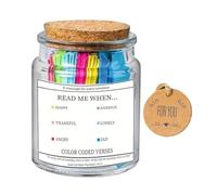 Genérico Motivational Quran Jar, Spiritual Verse Prayer Bottle, Inspirational Scripture Hope Jar, for Religious Celebrations Encouragements, Christmas Easter Baptism