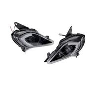 Genérico Motocicleta Delanteros 1 Juego De Faros Delanteros ATV para Raptor 700 350 250 para YFZ 450R 450X para Wolverine 450 Faro Embellecedor H4 Luces Señal Giro