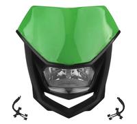 Genérico Motocicleta Delanteros para Suzuki Motocicleta Universal Faro Placa Máscara Motocross Halógeno