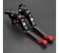 Genérico Motorcycle Adjustable Brake Clutch Levers Handlebar grips end For kawasaki for Z125 PRO 2015 2016 2017 2018 for NINJA 125 2019 2020 2021,Resistente al uso