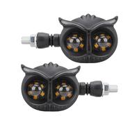 Genérico Motorcycle Blinkers - Waterproof Turn Light Kit,Owl Shape Motorcycle Indicator, Bright Daytime Running Lights For Friends Family