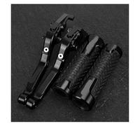 Genérico Motorcycle Brake Clutch Levers 7/8" 22MM Handlebar Grips Handle Bar Grip Ends For HONDA For VTR1000 F For VTR1000F For FIRESTORM 1998-2005,Resistente al uso