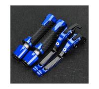 Genérico Motorcycle Brake Clutch Levers 7/8" 22MM Handlebar Grips Handle Bar Grip Ends For SUZUKI For GSF650 For GSF650S For GSF650N For BANDIT 2007-2015,Resistente al uso
