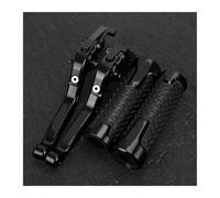 Genérico Motorcycle Brake Clutch Levers 7/8" 22MM Handlebar Grips Handle Bar Grip Ends For SUZUKI For GSF650 For GSF650S For GSF650N For BANDIT 2007-2015,Resistente al uso