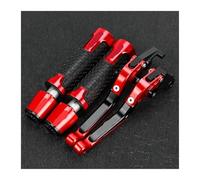 Genérico Motorcycle Brake Clutch Levers 7/8" 22MM Handlebar Grips Handle Bar Grip Ends For SUZUKI For GSF650 For GSF650S For GSF650N For BANDIT 2007-2015,Resistente al uso