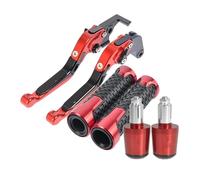 Genérico Motorcycle Brake Clutch Levers Handlebar grips end For HONDA For CBR1100XX For BLACKBIRD 1997-2007 2006 2005 2004,Resistente al uso