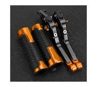 Genérico Motorcycle Brake Clutch Levers Handlebar Grips Handle Bar Grip Ends Accessories For Aprilia For SHIVER 750 / GT 2007-2016,Resistente al uso