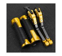 Genérico Motorcycle Brake Clutch Levers Handlebar Grips Handle Bar Grip Ends Accessories For Aprilia For SHIVER 750 / GT 2007-2016,Resistente al uso