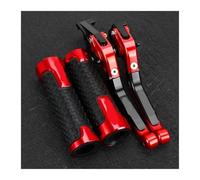 Genérico Motorcycle Brake Clutch Levers Handlebar Grips Handle Bar Grip Ends Accessories For Aprilia For SHIVER 750 / GT 2007-2016,Resistente al uso