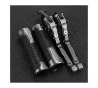 Genérico Motorcycle Brake Clutch Levers Handlebar Grips Handle Bar Grip Ends Accessories For Aprilia For SHIVER 750 / GT 2007-2016,Resistente al uso