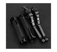 Genérico Motorcycle Brake Clutch Levers Handlebar Grips Handle Bar Grip Ends Accessories For Aprilia For SHIVER 750 / GT 2007-2016,Resistente al uso