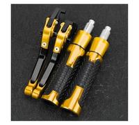 Genérico Motorcycle Brake Clutch Levers Handlebar Grips Handle Bar Grip Ends Accessories For Honda For NX650 For J-X For DOMINATOR 1989-1999,Resistente al uso