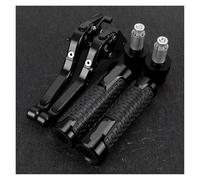 Genérico Motorcycle Brake Clutch Levers Handlebar Grips Handle Bar Grip Ends Accessories For Honda For ST1300A 2003-2007,Resistente al uso