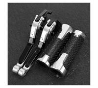 Genérico Motorcycle Brake Clutch Levers Handlebar Grips Handle Bar Grip Ends Accessories FOR Kawasaki FOR GPZ500S 1990-2009 2008 2007 2006,Resistente al uso