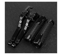 Genérico Motorcycle Brake Clutch Levers Handlebar Grips Handle Bar Grip Ends Accessories For SUZUKI For GSF 600S For BANDIT 2007-2015,Resistente al uso
