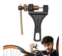 Genérico Motorcycle chainSplitter Tool - Heavy Duty Steel chainBreaker Kit, Pin Link Removal Mechanism System, Resistant Repair Tool Design, Compact Mechanical Maintenance Device | Cycle Repair