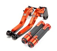 Genérico Motorcycle Folding Extendable CNC Moto Adjustable Clutch Brake Levers Handbar End Grips fit For Bajaj For Pulsar 200 For NS/200 For RS/200 A,Resistente al uso