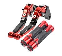 Genérico Motorcycle Folding Extendable CNC Moto Adjustable Clutch Brake Levers Handbar End Grips fit For Bajaj For Pulsar 200 For NS/200 For RS/200 A,Resistente al uso