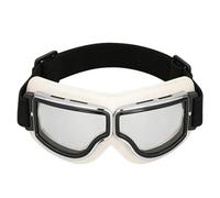 Genérico Motorcycle Glasses - 18cm Soft Padded | PC & Metal & Cotton Friendly Retro Sunglasses, Dustproof Windproof Motocross Goggles With UV Protection For Men Women Racing Cycling And Dirt Bike