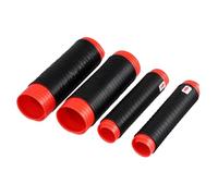 Genérico Motorcycle Hand Grip Covers - Silicone 12x4cm 12x2.5cm | Non Slip Handlebar Brake Lever Sleeves | Universal Grip Protection Wrap For Bicycle Scooter ATV Dirt Bike Automotive Use Set