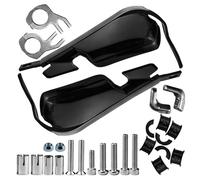 Genérico Motorcycle Handguards - 12 Inch le | Pl?stic Bike Wind Shield - High Strength Motorcycle Hand with Windproof Design to Guard Hands from Debris for Touring Rides