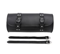 Generico Motorcycle Handlebar Bag | PU Leather, 296g, 31x13cm | Vintage Retro Tool Storage Pouch | For Scooter Cruiser Bike, Side Bag Head Tube Mount