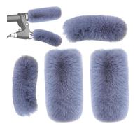 Genérico Motorcycle Handlebar Cover - Plush Windproof Hand Guard, Thermal Grip Protector for Riding Safety, Winter Shield with Soft Lining, Cold Weather Cover for Motorbike Snowmobile ATV Cycling