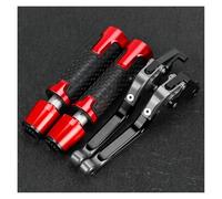 Genérico Motorcycle Handlebar Hand Grips Ends Handle Brake Clutch Levers For HONDA For CBR1100XX For CBR 1100 XX For CBR1100 XX For BLACKBIRD 1997-2007,Resistente al uso