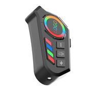 Genérico Motorcycle Helmet Headphones, Communication System, Colorful LED Lights, Voice Assistant Control, Noise Cancelling, Perfect for Cycling, ATV, Snowmobile Riding, 3.27x1.65x1.1 Inches