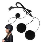Genérico Motorcycle Helmet Microphone,Helmet Intercom Headset Communication Microphone | Noise Cancelling Audio System 10 Pin Waterproof for Women Men Teens Adults Cycling