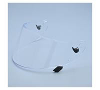 Genérico Motorcycle Helmet Visor Goggles Plating Silver Red Replacement Lens Helmet Visor For Shark For Race-R For Pro For GP