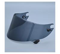 Genérico Motorcycle Helmet Visor Goggles Plating Silver Red Replacement Lens Helmet Visor For Shark For Race-R For Pro For GP
