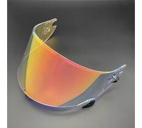 Genérico Motorcycle Helmets Lens Goggles Plating Silver Black Replacement Race for R Pro GP Helmet Visor For Shark for Race-R for Pro GP