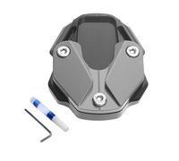 Genérico Motorcycle Kickstands Pad Extender - Kickstands Support for Stability | Aluminum Alloy Plate Extension, Rustproof Wide Base Parking Stand for Grass Hot Pavement Protection Outdoor Secure Use
