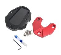 Genérico Motorcycle Kickstands Pad Extender - Kickstands Support for Stability | Aluminum Alloy Plate Extension, Rustproof Wide Base Parking Stand for Grass Hot Pavement Protection Outdoor Secure Use