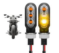 Genérico Motorcycle LED Blinker Lights - 3 Turn Signal Indicators Waterproof Bright Energy Efficient Lamps Scooter Motorbike Safety | Universal Visibility Upgrade Lighting System