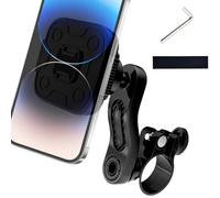 Genérico Motorcycle Magnetic Phone Holder, Bike Handlebar Mount, 4.92x2.36x5.31in Navigation Support Bracket, Anti Vibration Mobile Stand, Secure Cycling for Mountain Bikes, Road Trips