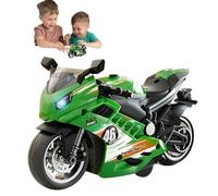 Genérico Motorcycle Model Kit Set - Powered Play Toy Motorbike, Colorful Lights Pleasant Sound Effects Toy, Powered Motorcycle Toys, Children Kids Bike Toys, Realistic Bike For Boys Girls Kids Play